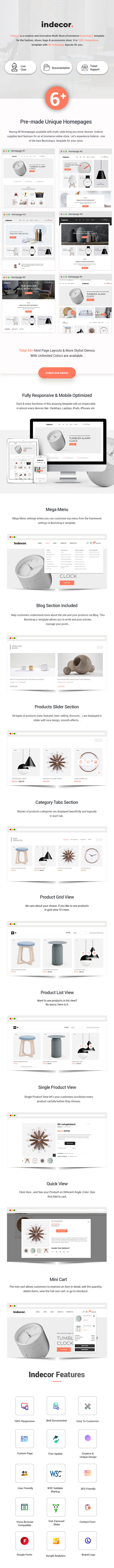 Indecor – Minimal Office Furniture Store HTML Template
