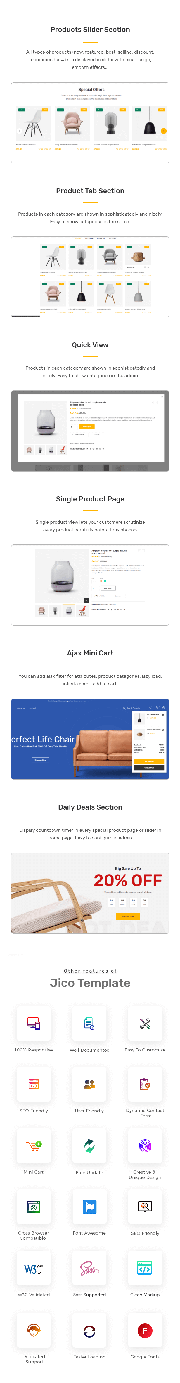 Jico – Modern Furniture eCommerce HTML Template
