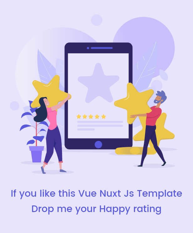 Virtuf - Vue JS Website Template Using Nuxt JS