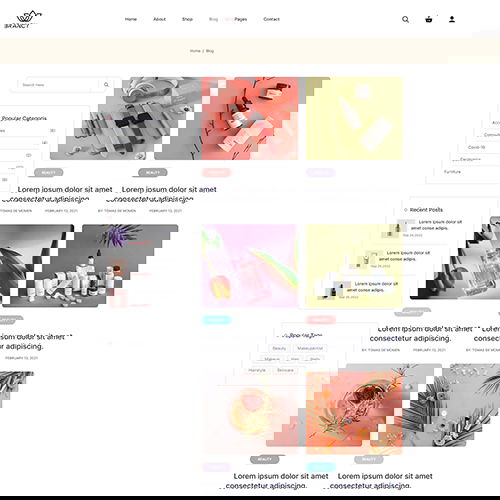 Brancy Care HTML template