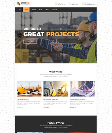 Buildup - Construction Building Company HTML Template