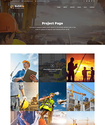 Buildup - Construction Building Company HTML Template