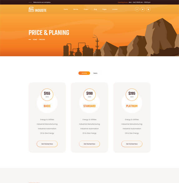 Induste Industrial & Factory Bootstrap 5 Template